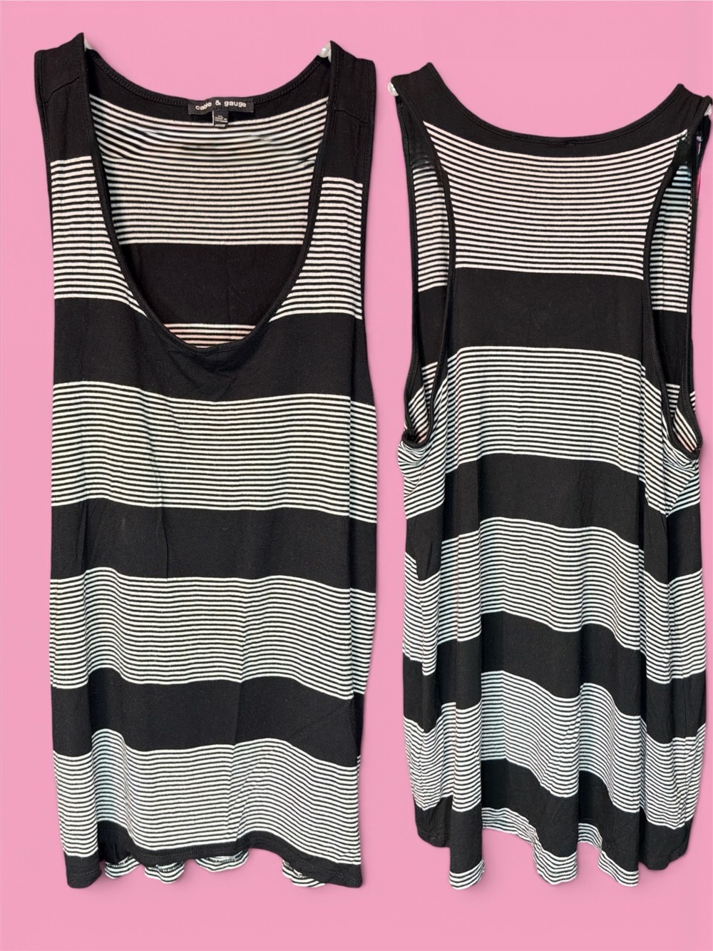 Cable & Gauge Racer Back Tank Top